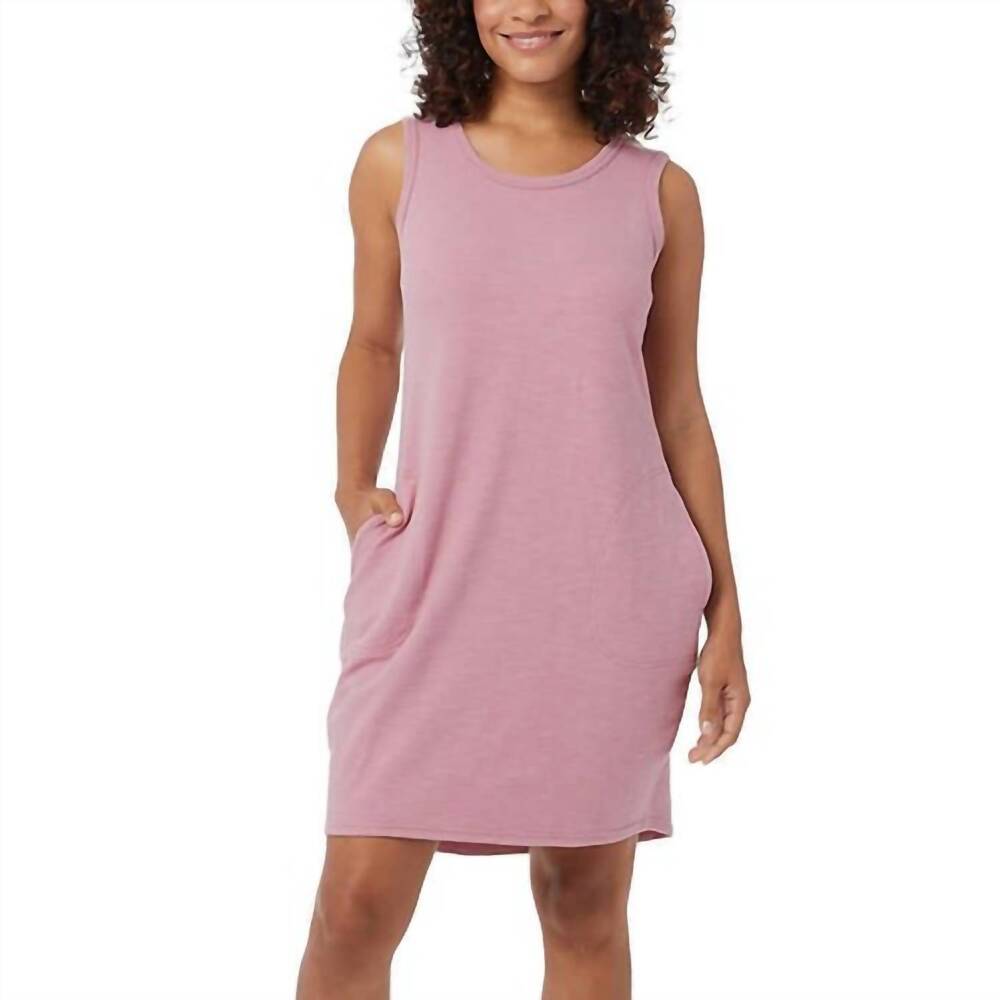 NEW 32 DEGREES sleeveless relaxed fit pullover dress in minature rose